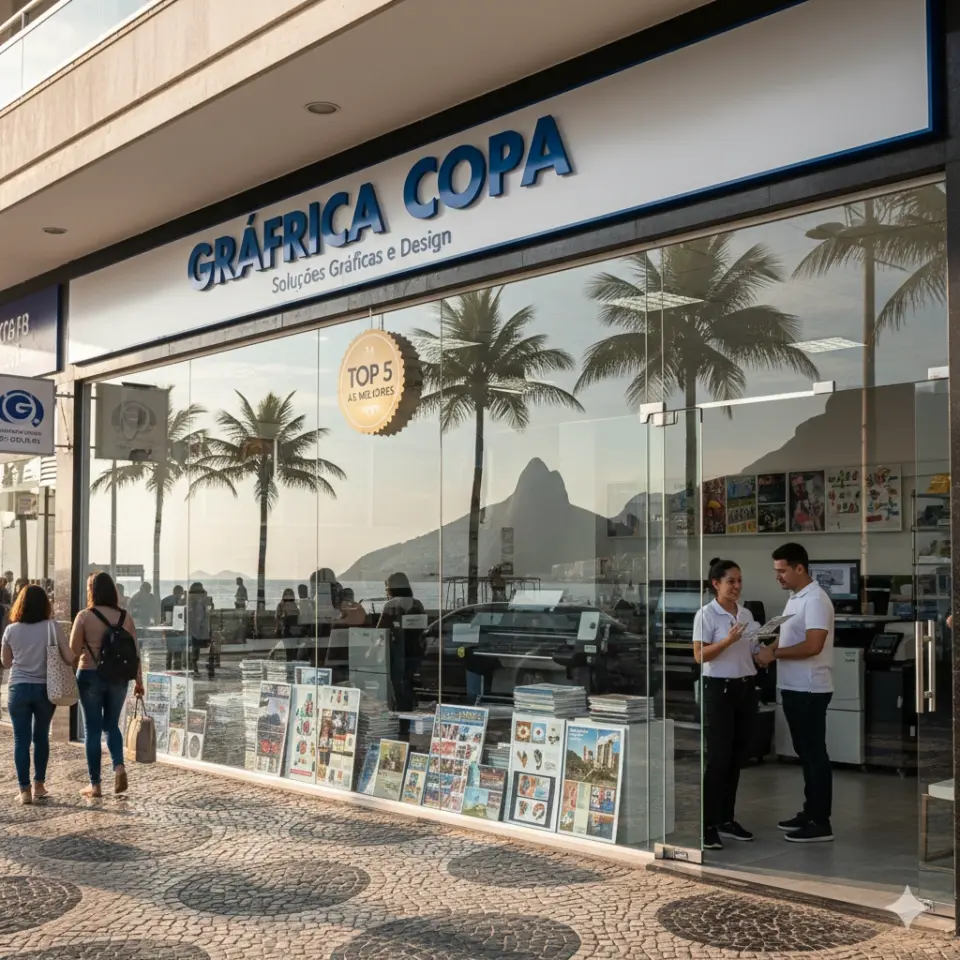 As 5 melhores gráficas em Copacabana